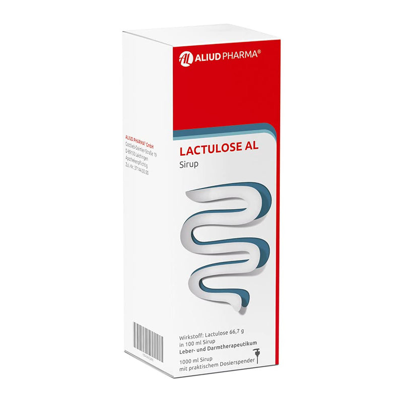 ALIUD PHARMA Lactulose AL Syrup, 1000 ml: Osmotic laxative for constipation 1 l (pack of 1) - NewNest Australia