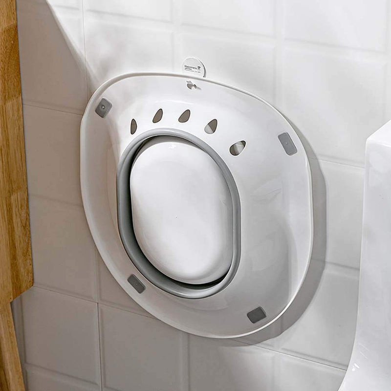 Sitz Bath for Toilet Hemorrhoids - MissZM, for Postpartum Pregnant-Women or Hemorrhoids, Foldable Hangable Storage Large-Capacity Private Care Washing Anti-Overflow Toilet Seat Pink - NewNest Australia