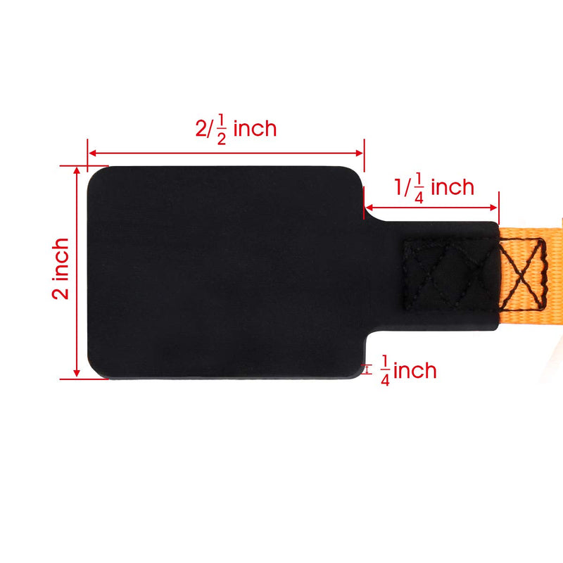 JCHL Sturdy 20-foot-by-1-inch Tie Down Strap Lashing Strap Cargo Tie-Down Strap Padded Cam Lock Buckle 1000lbs Capacity (2-Pack) Orange-2Pack - NewNest Australia