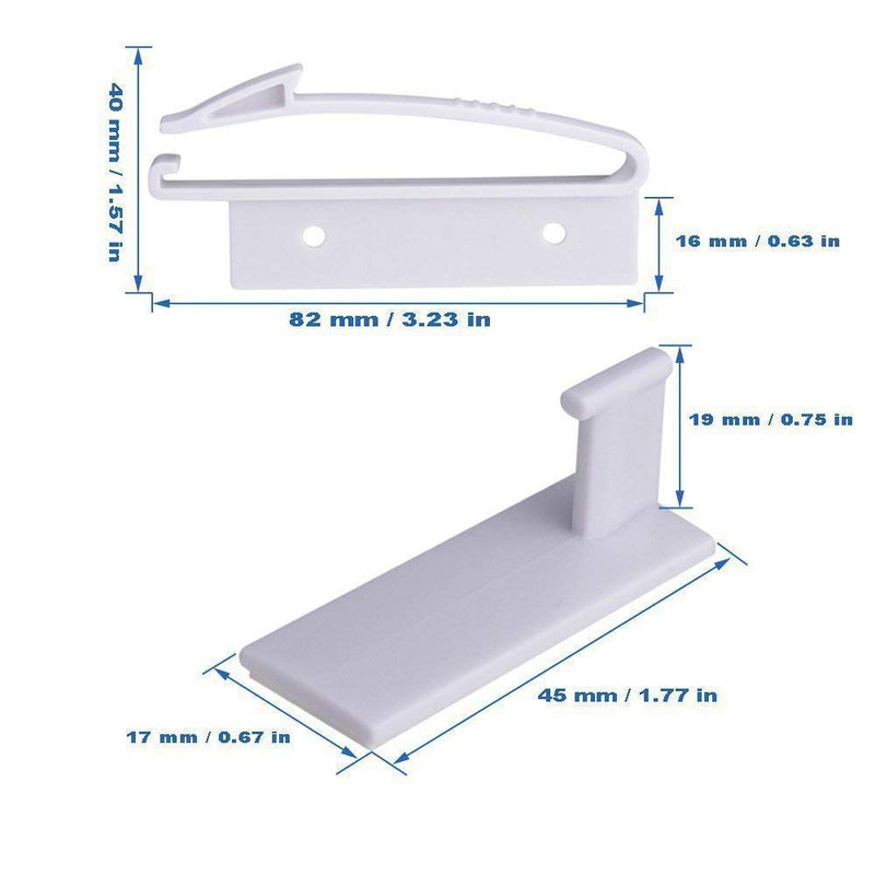 Child Safety Locks, Baby Proofing Drawers Locks, Coolrunner Baby Safety Invisible Drawer Latches with Strong Adhesive for Baby Care - No Tools or Drilling Required - NewNest Australia