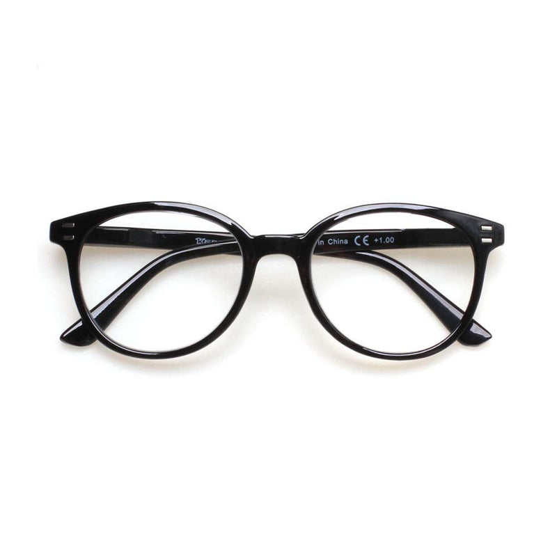 3 Pack Reading Glasses Spring Hinge Stylish Readers Black / Tortoise for Men and Women 3 Black 1.0 x - NewNest Australia
