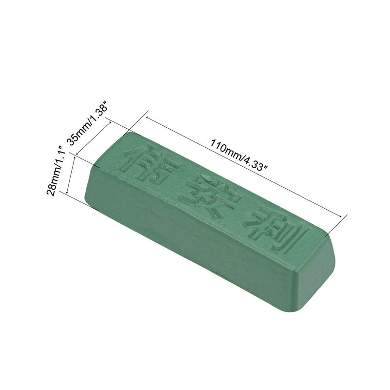 uxcell Polishing Compound Kits Green Buffing Sharpening for Metal 110x35x28mm 2 Pcs - NewNest Australia