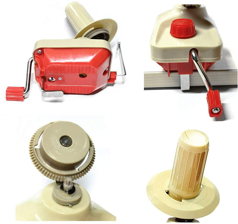 Yarn Winder by RRigo - Easy to Set Up and Use - Hand Operated Yarn Ball Winder 3.5 Ounce Capacity +1 Set 4 Size Pompom Maker +10 PCS Knitting Stitch Markers + 10 PCS Plastic Needles + 1 PCS Scissors - NewNest Australia
