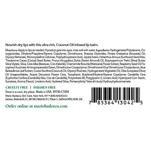 Mario Badescu Moisturizing Lip Balm, Infused with Butters & Oils, Leaves Lips Soft & Supple - NewNest Australia
