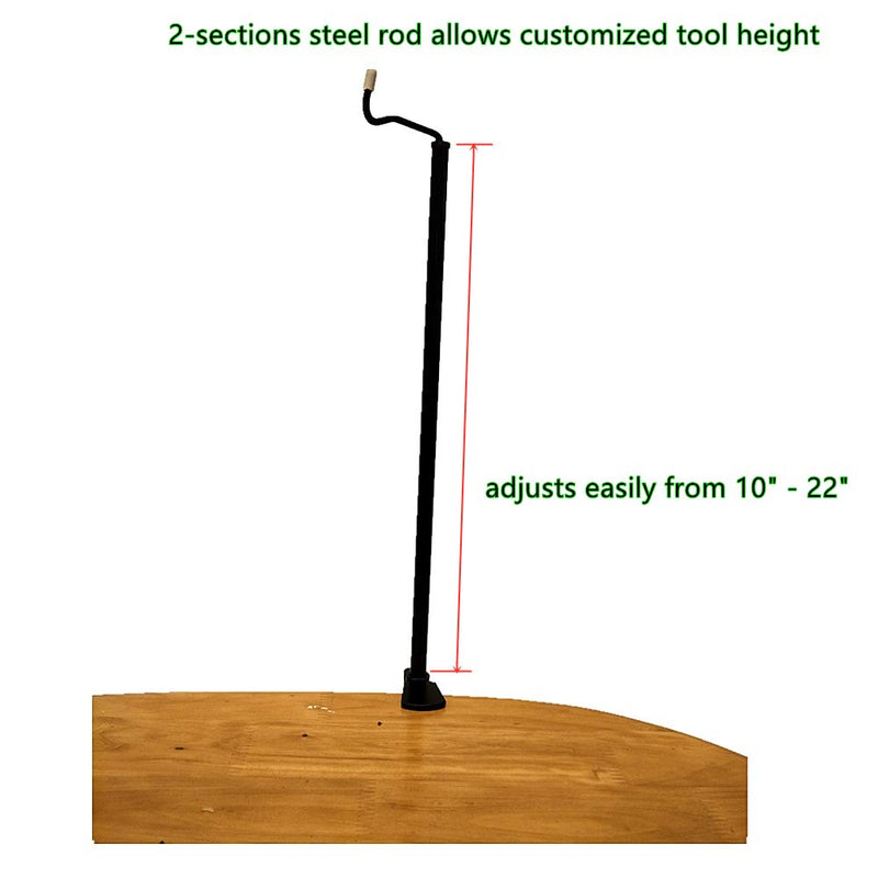 Adjustment Rotary Tool Hold Hanger Stand with Table Clamp (Black-S) Black-S - NewNest Australia