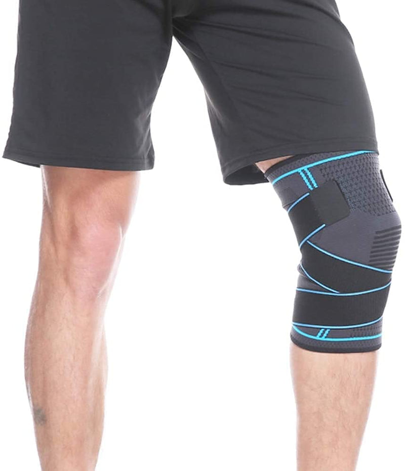 Knee Support Brace with Adjustable Straps for Men & Women, Professional Knee Protector for Meniscus Tear, Arthritis, Sports Joint Pain Relief, Running, Basketball (XL) XL - NewNest Australia
