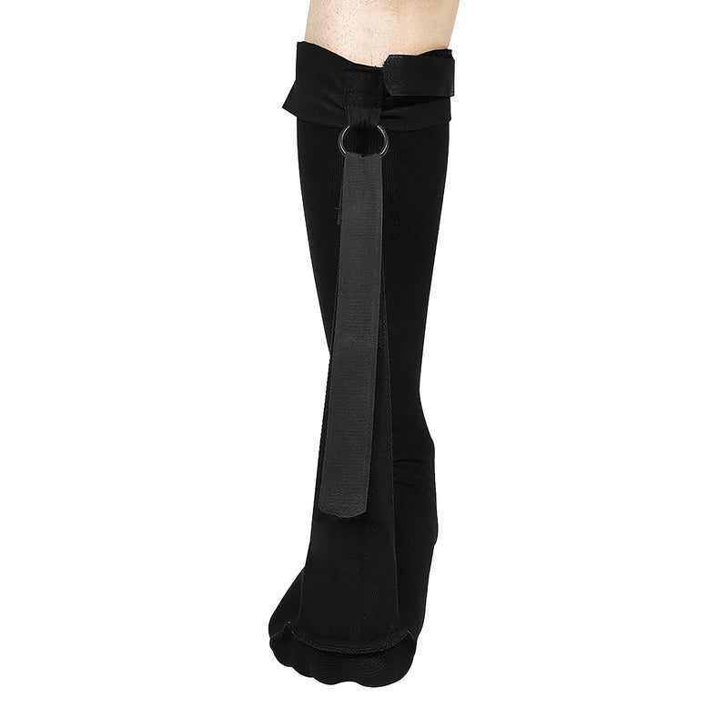 Adults Plantar Fasciitis Night Sock, Adjustable Arch Pain Boot Splints Recovery Socks Non-Slip Achilles Tendonitis Relief Brace Night Splint Foot Drop Support L 1pc/Black - NewNest Australia