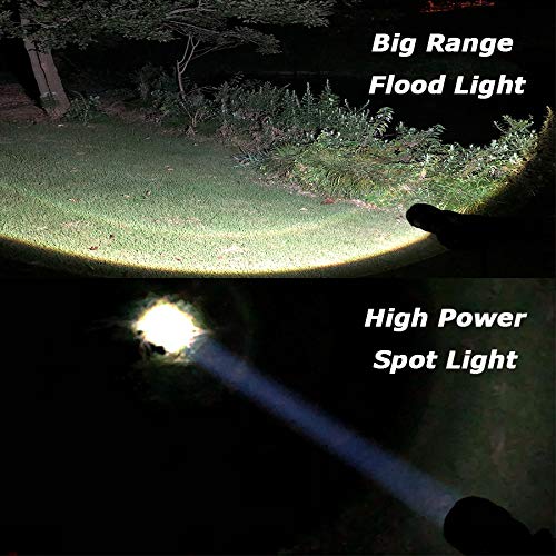 LED Emergency Handheld Flashlight, 4 Pack, Adjustable Focus, Water Resistant with 5 Modes, Best Tactical Torch for Hurricane, Dog Walking, Camping 4pack L1000 - NewNest Australia