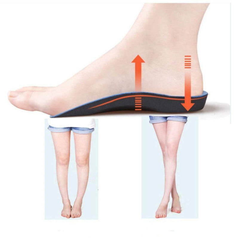 Orthotic Insole Arch Support Insoles Orthotic Inserts 3/4 Length Flat Feet Insoles Shoe Inserts Comfort Cushioning for Men Women Over-Pronation,Plantar Fasciitis, Heel Pain (S 5-6.5) S 5-6.5 - NewNest Australia