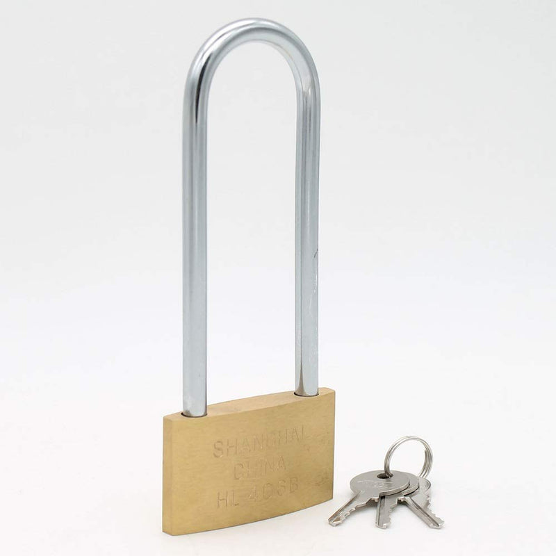 All Weather Solid Brass Keyed Different Padlock with Brass Shackle, Includes 3 Master Keys - NewNest Australia