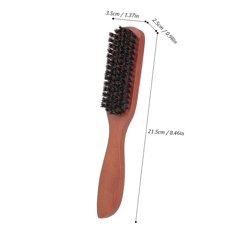 Beard Brush Men Wooden Mustache Comb Multifunctional Facial Hair Brush 1# - NewNest Australia