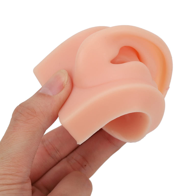 Silicone Ear Model, Soft, Flexible Right Model, Artificial Ear, Silicone Body Parts, Realistic Silicone Ear Shape For Piercing Exercises, Jewelry Display, Acupuncture (1#) - NewNest Australia