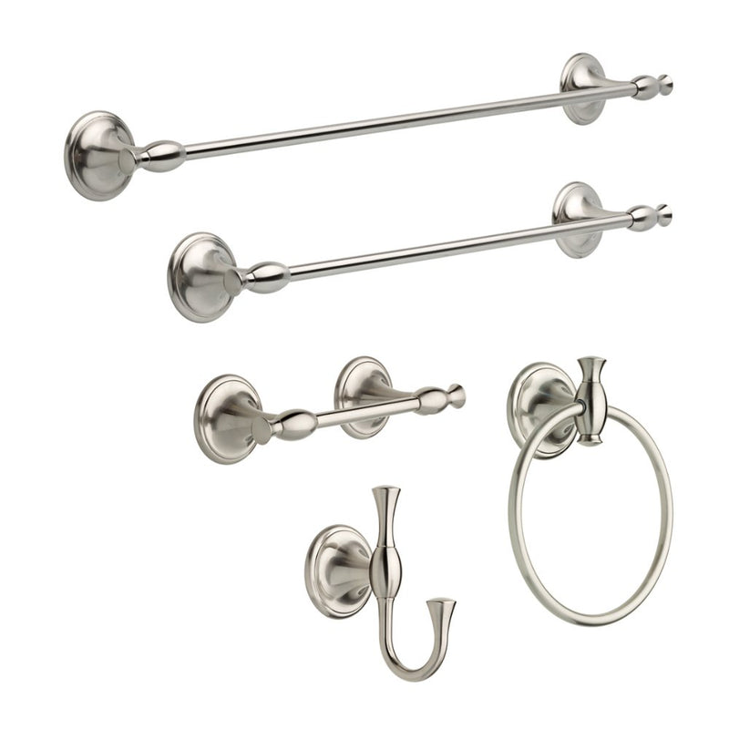 Delta Faucet 136670 Meridian Towel Ring, SpotShield Brushed, Satin Nickel - NewNest Australia