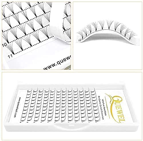 Premade Fan Volume Lash Extensions 3D 0.07C 10mm Russian Pre Made Fan Lashes | 3D 4D 5D 6D 0.07/0.10 C/D Curl 8-15mm | Long Lasting | Easy Application（3D 0.07C 10mm） 10 mm 3D-0.07C- Curl - NewNest Australia