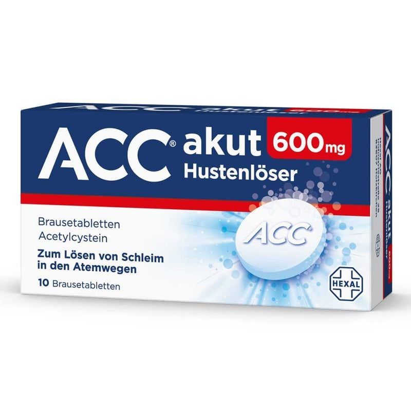 ACC acute 600mg cough reliever 10 pieces - NewNest Australia