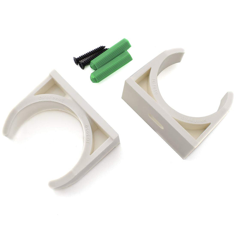 SDTC Tech 12-Pack U-Shaped PVC Water Pipe Clamps Fit for 32mm OD, Compatible with 1" ID PVC Pipe - NewNest Australia