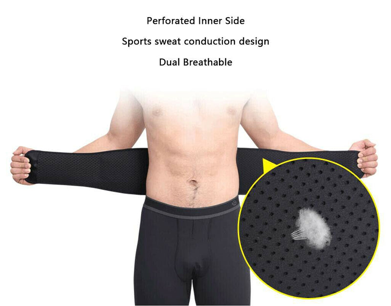 Khankah Sirajia Limited Adjustable Lower Back Support Belt Lumbar Brace/Posture Pain Relief Lifting Gym Pain Relief, Back Support, Lumbar, Abdominal Gym (Extra Large) XL - NewNest Australia