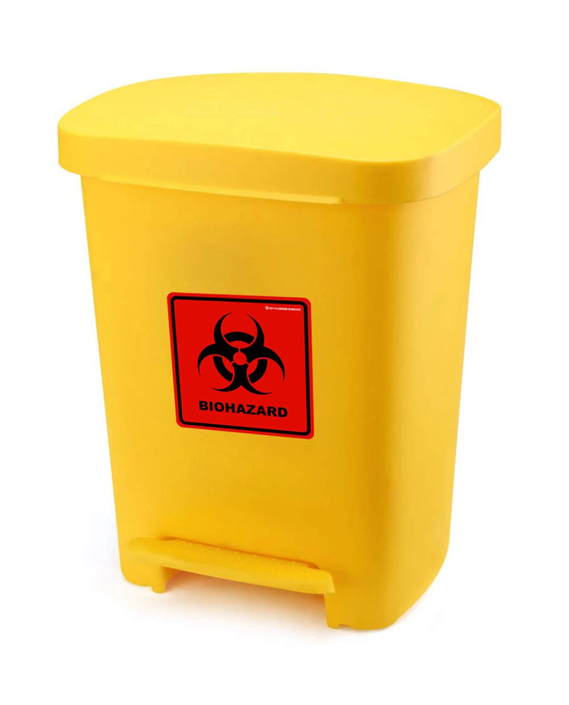 Biohazard Stickers- 5.5" x 5.5" Biohazard Labels (Pack of 10) - UV Coated Label- Biohazard Warning Sign for Labs, Hospitals and Industrial Use Universal Biohazard Symbol by Ignixia - NewNest Australia