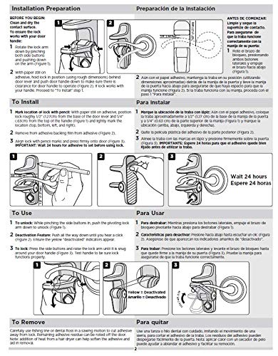 Safety 1st OutSmart Child Proof Door Lever Lock (White) 1 Pack - NewNest Australia