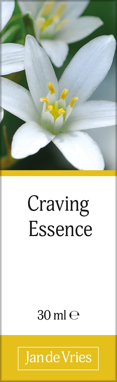 Jan De Vries Craving Essence | Flower Essence | Support your Ability to Resist Temptations & Cravings | Contains Tansy, Chicory & Agrimony | 30ml - NewNest Australia