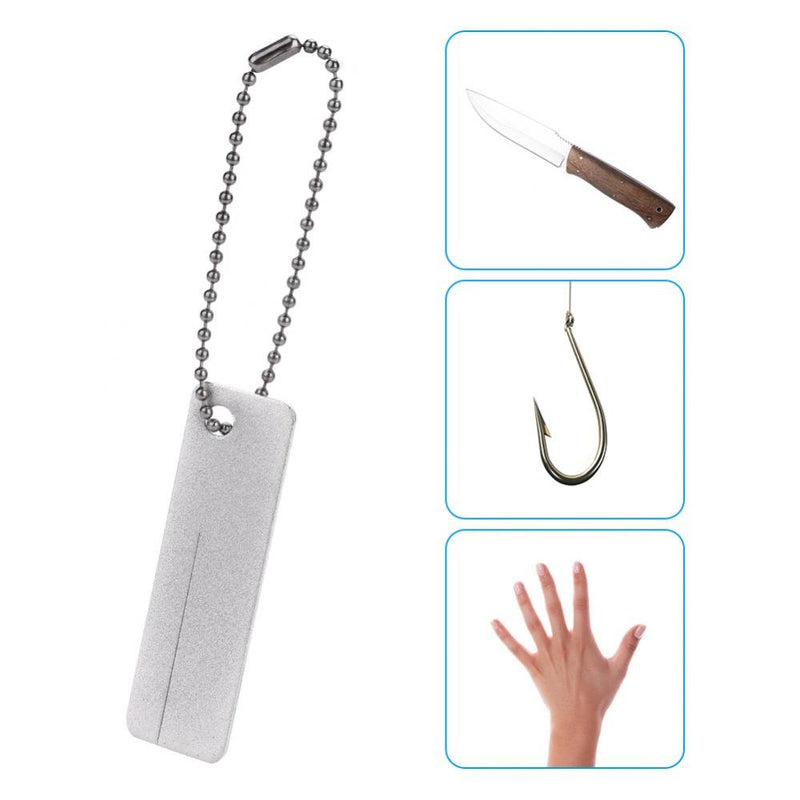 Mini Knife Sharpener, Mini Pocket Stone Grinder Sharpener with Keychain Knife Sharpening Tool - NewNest Australia