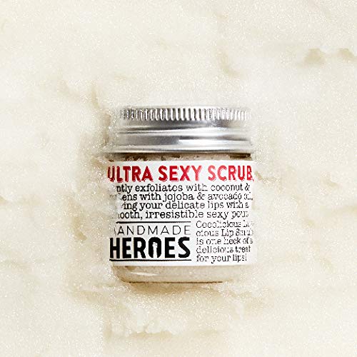 All Natural, Vegan Coconut Lip Scrub - Gentle Exfoliation, Lip Polish & Lip Exfoliator, 1.23oz Coconut Sorbet - NewNest Australia