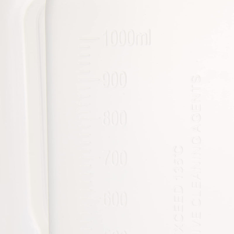 Homecraft Male Urinal, Long Neck Incontinence Bottle for Men, Clear Plastic, Living Aids, Lid to Prevent Spilage, Portable Urinal Bottle, For Clinics and Hospitals, 33oz 1000 ml (pack of 1) - NewNest Australia
