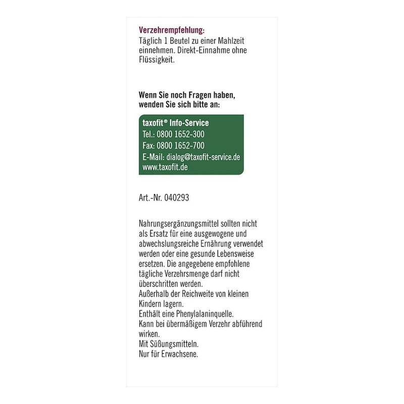 Taxofit iron + folic acid direct granules 20 pieces - NewNest Australia