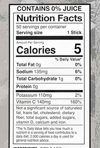 Sqwincher Zero Qwik Stik Sugar Free, Cool Citrus, .11 0z (Pack of 50) - NewNest Australia