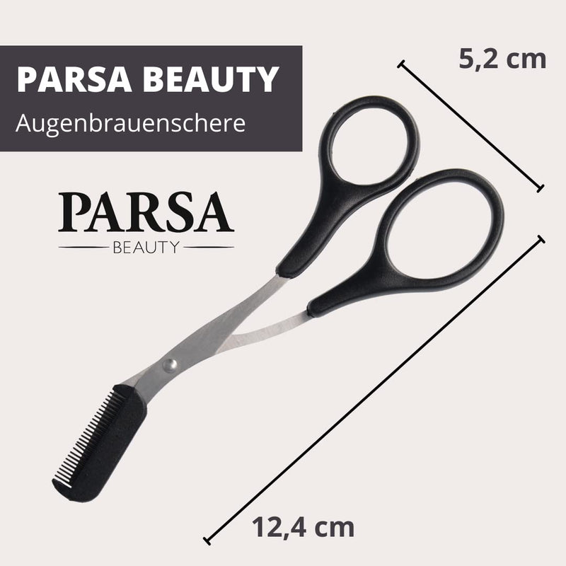 PARSA Beauty eyebrow scissors trimmer scissors with comb for shortening eyebrows and eyelashes for women and men - eyebrow trimmer - NewNest Australia