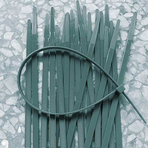 KINGLAKE 100 Pcs 8 Inch 3mm Dark Green Nylon Garden Cable Zip Ties Self Locking Cable Ties Twist Ties - NewNest Australia