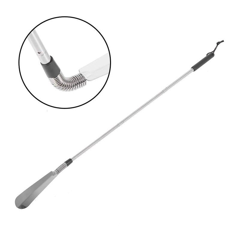 Multi Functional Handicap Adaptability Mobility Dressing Help, Stainless Steel Shoehorn with Leather Dressing Stick Reaching AidsMobility & Daily Living Aids - NewNest Australia