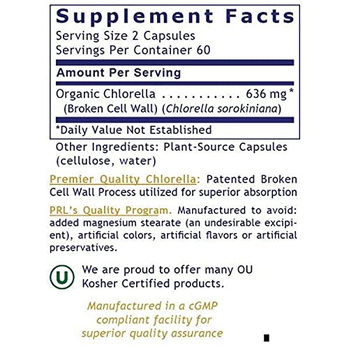 Premier Research Medi Chlorella-FX, Nutrient-Dense Super Greens, Dietary Supplement, 120 Plant-Source Capsules - NewNest Australia