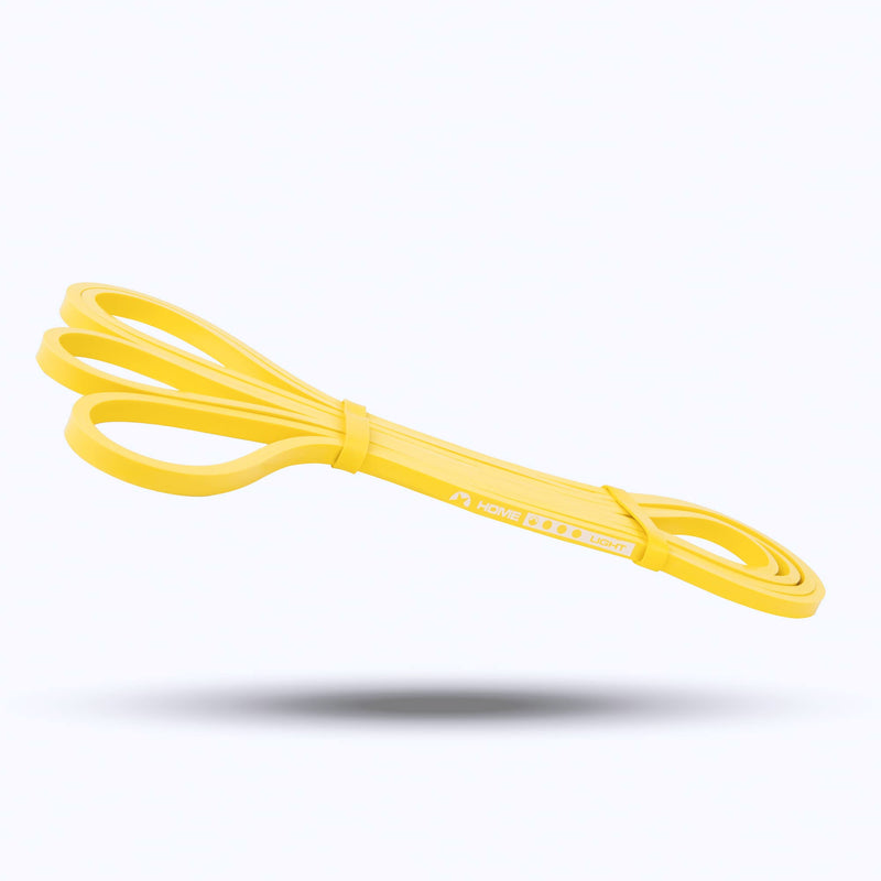 Majestic Sport Home Band, Fitness Bands Set, 100% Latex, 4 Strengths (Resistance Bands Set, Resistance Bands Strength Training, Tera Bands Set, Pull-Up Band, Sports Bands, Rubber Band Sport) Yellow: Light 2-6Kg - NewNest Australia