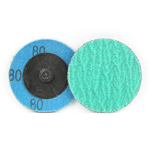 BHA Green Zirconia with Grind Aid Quick Change Sanding Discs Type R Male Roll On, 2" (80 Grit) - 25 Pack 80 Grit - NewNest Australia