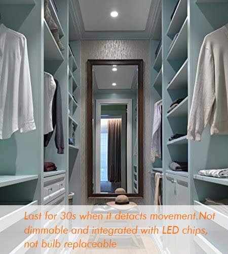 CLOUDY BAY Motion Sensor Ceiling Light, 120V CRI90 10W 5000K Bright Day Light,6.5 inch LED Flush Mount Round Lighting Fixture for Garage,Walk-in Closet,Attic,Pantry Wet Location White Finish 120v-5000k - NewNest Australia