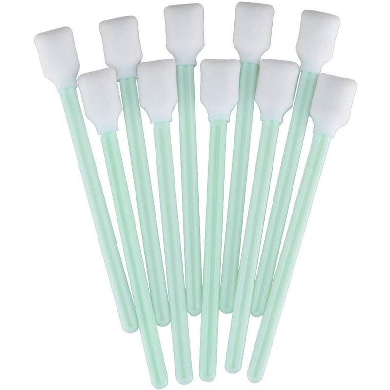 POFET 50pcs Anti-static Dust-removed Foam Cleaning Lab Swabs Sticks for Solvent Format Printer Print Head/Disk/Lens/Roland, Canon, Epson, HP, Mutoh, Mimaki, Inject/Thermal Printer - NewNest Australia