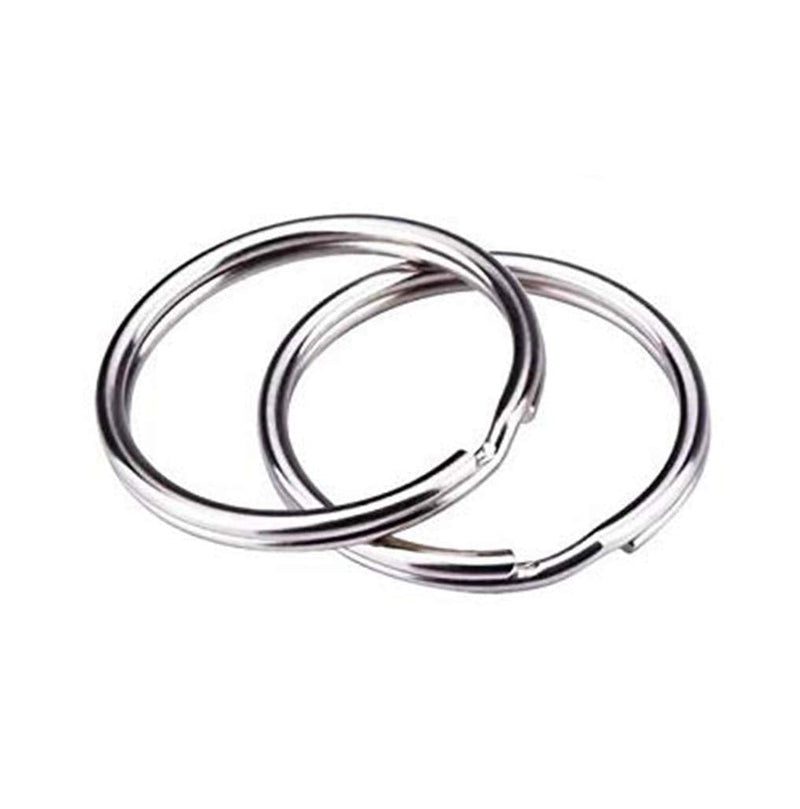 KINGFOREST 100PCS Key Rings 1 Inch, Key Rings Metal Keychain Rings Split Keyrings Flat Ring for Home Car Office Keys Attachment - NewNest Australia