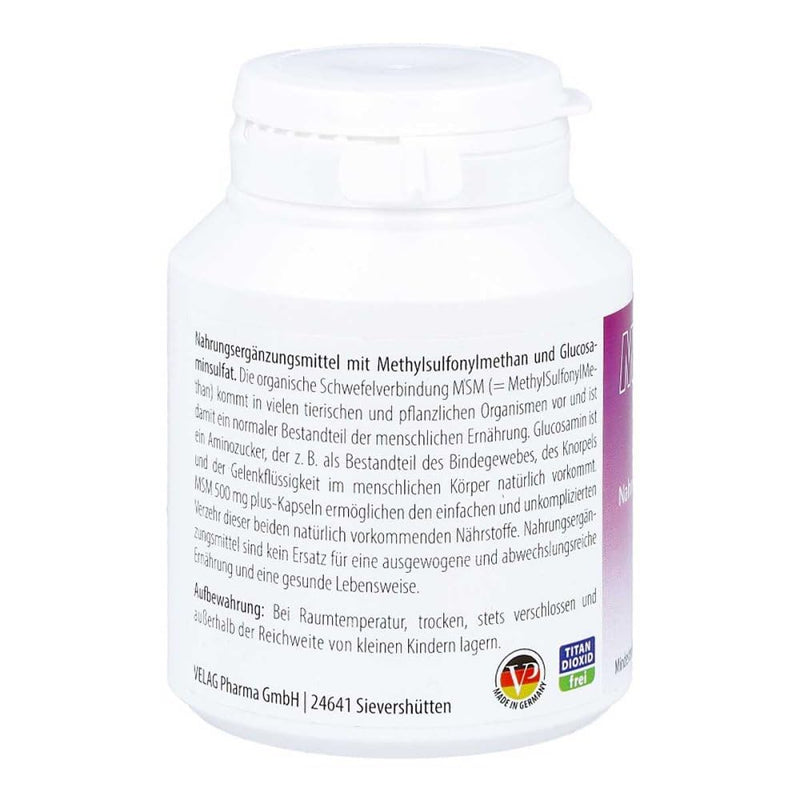 MSM 500 mg plus capsules - NewNest Australia