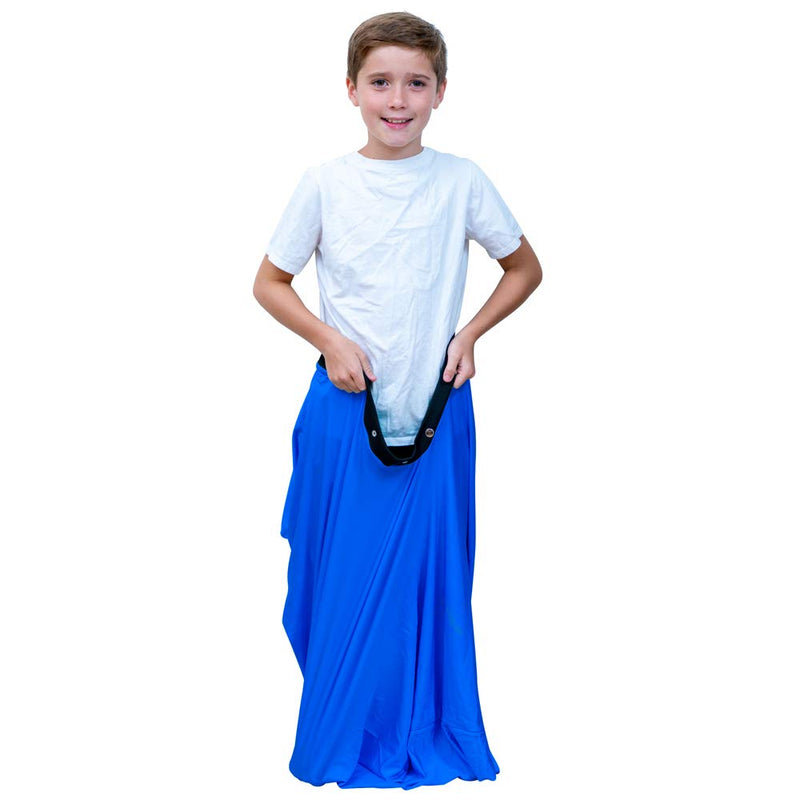 Sensory Sox Stretchy Body Socks Full-Body Wrap to Relieve Stress, Hyposensitivity Great for Boys, Girls with Autism, Anxiety (Large 56"x27", Blue) Large 56"x27" - NewNest Australia