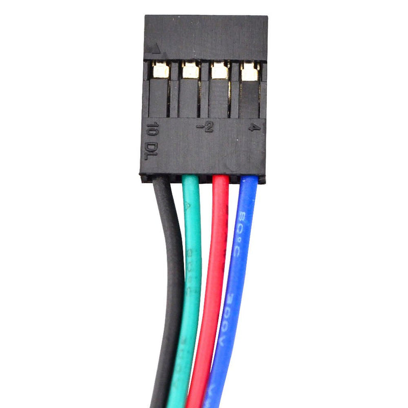 STEPPERONLINE Nema 17 Stepper Motor Bipolar 2A 59Ncm(84oz.in) 48mm Body 4-lead W/ 1m Cable and Connector compatible with 3D Printer/CNC - NewNest Australia