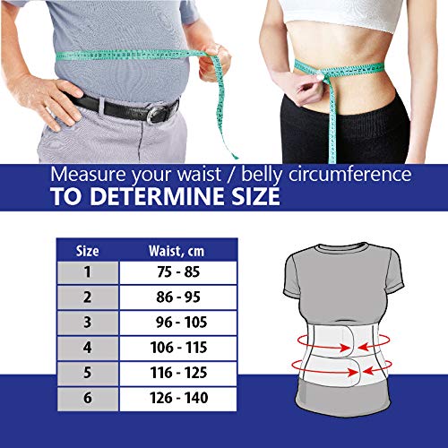 TOROS GROUP MANUFACTURE Postoperative Support Bandage Back Support Belt Abdominal Belt Abdominal Support Height 24 cm Small Beige S - NewNest Australia