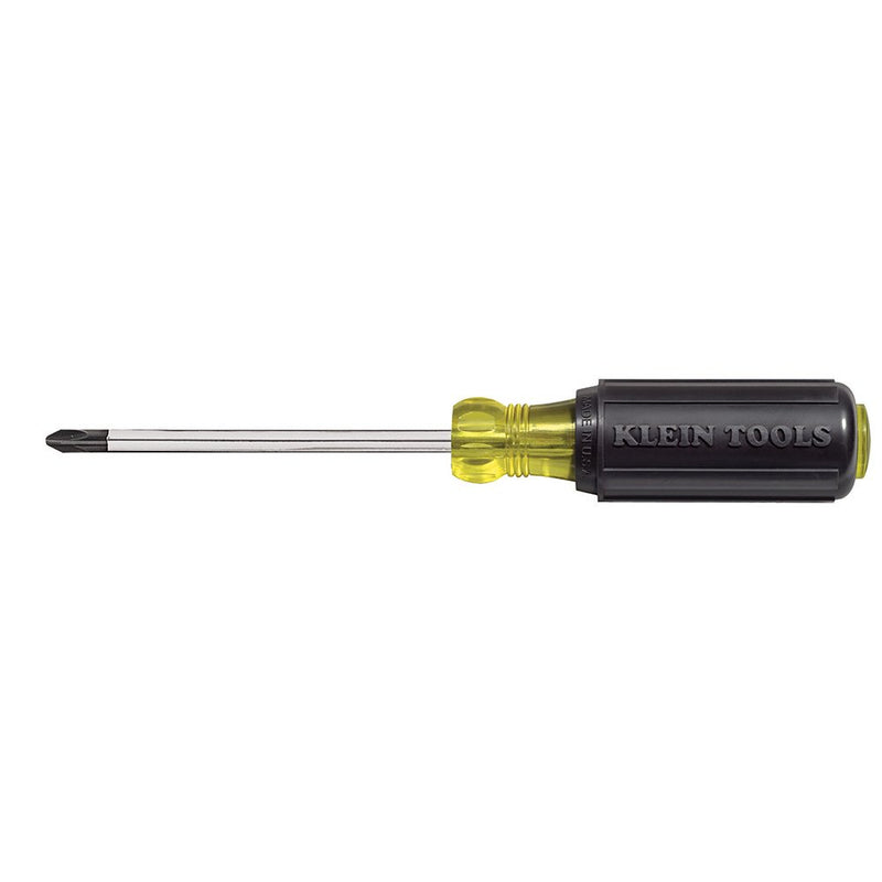 Klein Tools 603-4 Screwdriver, #2 Phillips Tip that is Precision Machined, with Cushion Grip, 8-Inch 4'' - NewNest Australia