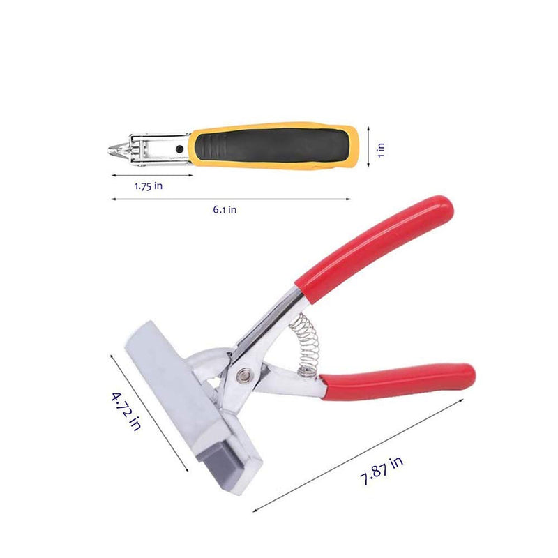 1 Set Canvas Pliers and Staple Remover Set Stretching Pliers Stretcher Heavy Duty 1 set 2 pcs - NewNest Australia