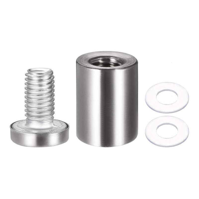 uxcell 3/4 Dia x 1-1/4"(19x32mm) Standoff Screws Wall Mount Sign Holders Acrylic Glass Nails 4pcs 19x32mm - NewNest Australia
