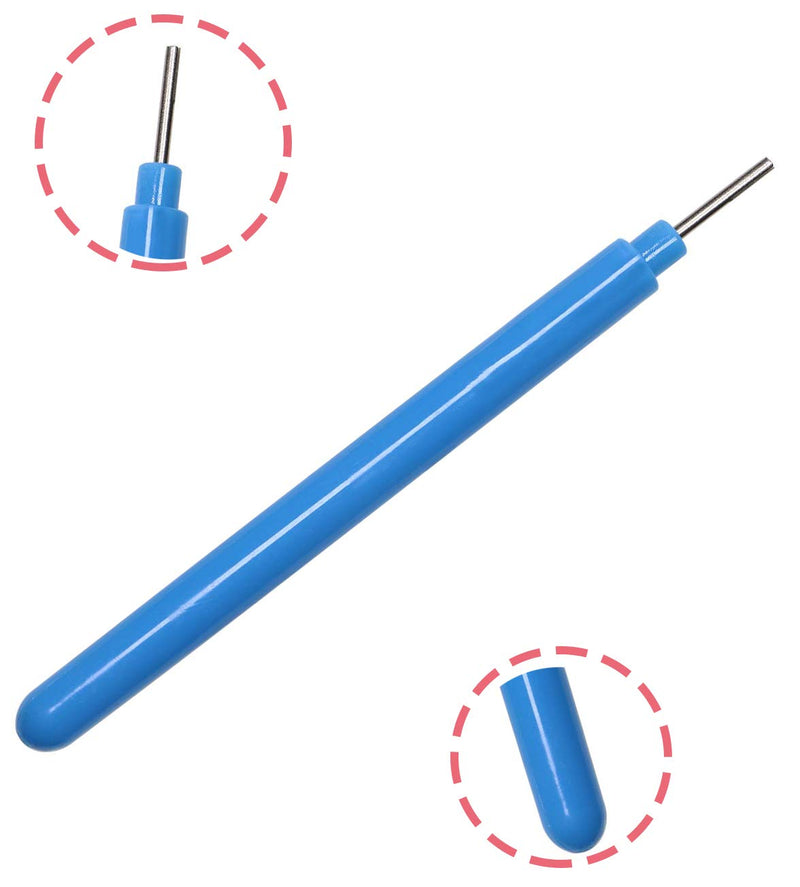 Floranea 2 Pcs Paper Quilling Tools Slotted Kit Rolling Curling Quilling Needle Pen Rose Blue for Art Craft DIY Paper Cardmaking Project (2 pcs) - NewNest Australia