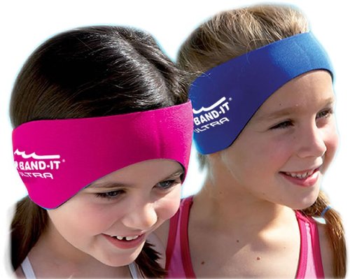 Ear Band-It Ultra Swimming Headband with Putty Buddies earplugs - 6 Pair Soft Silicone Premium Ear Plugs - The Best Swim Headband and Earplugs - Doctor Recommended Blue Small (ages 3mo to 1yr) - NewNest Australia