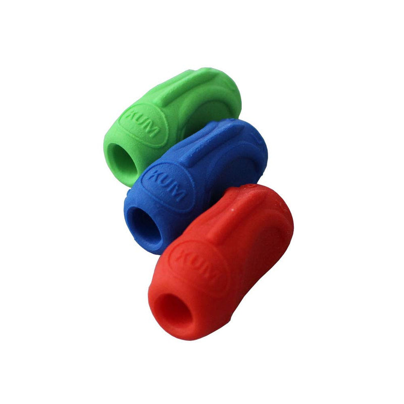 Kum Teaching Materials Saddler Pencil Grip A7 R for Right and Left Handed Users - Pack of 1 - AZ406.00.22-R, Green - NewNest Australia