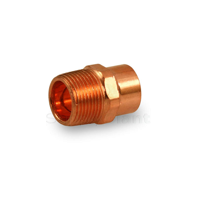 Supply Giant DDNA0034-5 Male Adapter Fitting Sweat x MIP Connections, 3/4, Copper - NewNest Australia