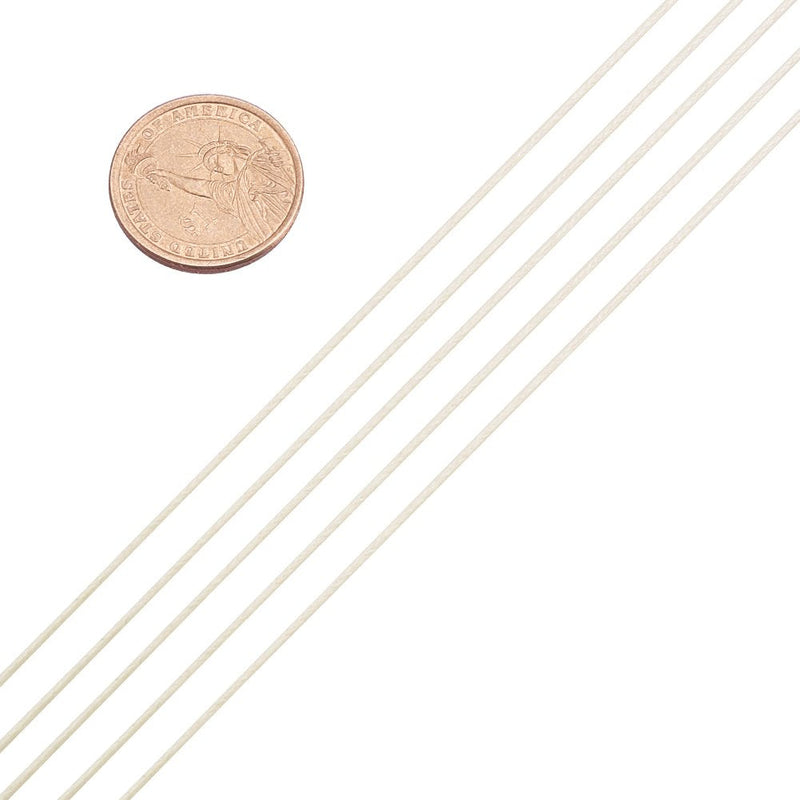 PH PandaHall 100 Yards 1mm Waxed Cotton Cord Thread Beading String for Bracelet Necklace Jewelry DIY Craft Making Crafting Beading, Beige 1mm-100 Yards - NewNest Australia